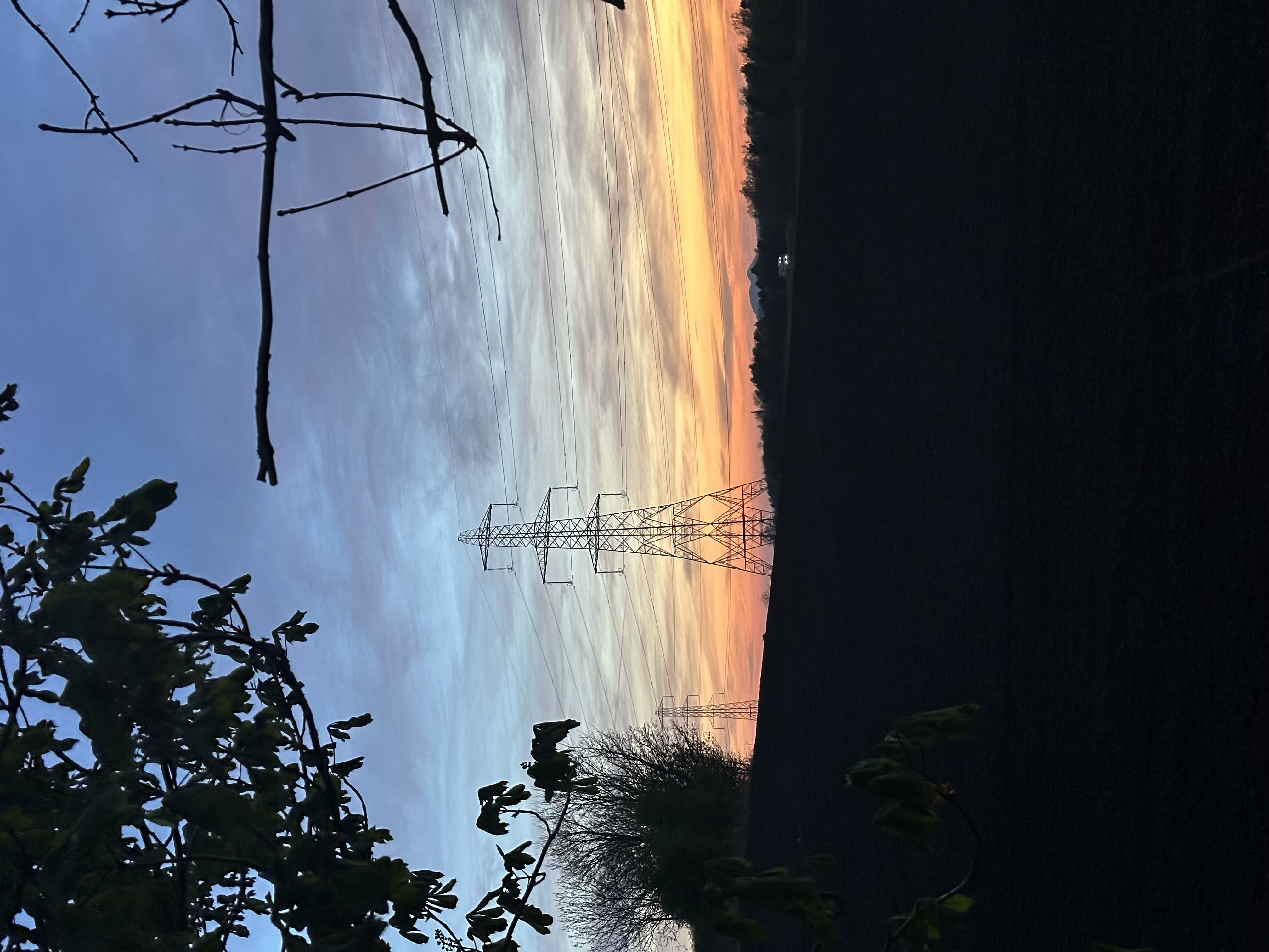 A pylonic sunset